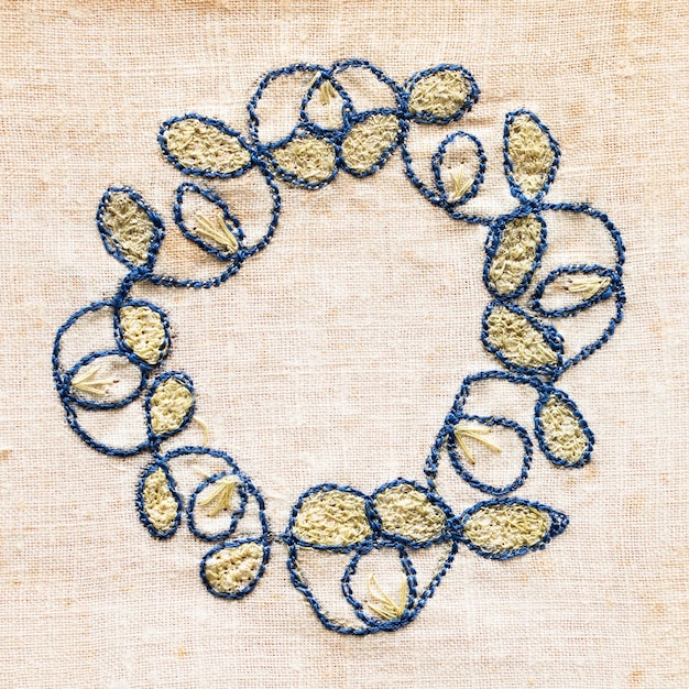 Przykładowy haft w detalu